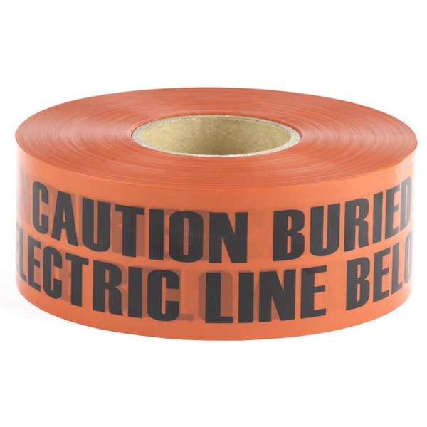 L.H. Dottie L.H. Dottie 3'' x 1000' Red Underground Tape (Caution Buried Electric Line Below) UT8D